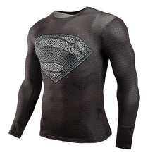 Load image into Gallery viewer, Men Anime Bodybuilding Crossfit Superman T Shirt