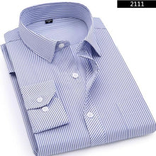 Load image into Gallery viewer, Business Long Sleeved Striped Male Shirts