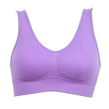 Load image into Gallery viewer, Womens Sport Padded Crop Tops Bras