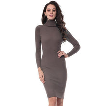 Load image into Gallery viewer, Women Sweater Knitted Dresses
