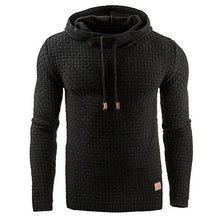Load image into Gallery viewer, Plaid Military Long-Sleeved Men Hoodies