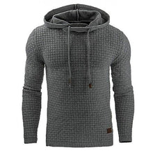 Load image into Gallery viewer, Plaid Military Long-Sleeved Men Hoodies