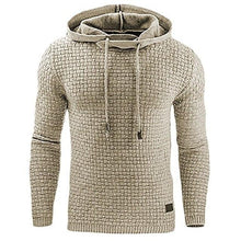 Load image into Gallery viewer, Plaid Military Long-Sleeved Men Hoodies