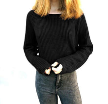 Load image into Gallery viewer, Korean Style Sweater Slim Knitted Jumpers