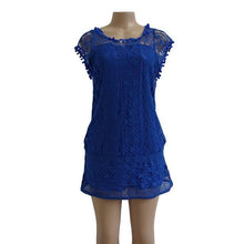 Load image into Gallery viewer, Women Casual Short Tassel Dress