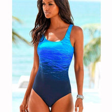 Load image into Gallery viewer, One Piece Vintage Bandage Cross Back Bikini