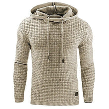 Load image into Gallery viewer, Plaid Military Long-Sleeved Men Hoodies