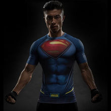 Load image into Gallery viewer, Superman Men Fitness Compression Shirt