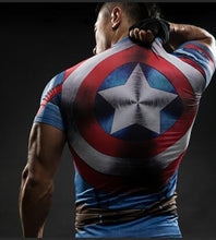 Load image into Gallery viewer, Superman Men Fitness Compression Shirt