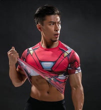 Load image into Gallery viewer, Superman Men Fitness Compression Shirt