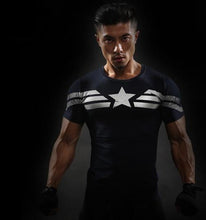 Load image into Gallery viewer, Superman Men Fitness Compression Shirt