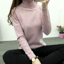 Load image into Gallery viewer, Long Sleeve Knitted Women Sweaters