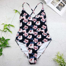 Load image into Gallery viewer, Sexy High Cut One Oiece Backless Bikini
