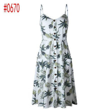 Load image into Gallery viewer, Vintage Sexy Bohemian Floral Dress