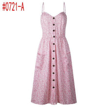 Load image into Gallery viewer, Vintage Sexy Bohemian Floral Dress