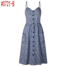 Load image into Gallery viewer, Vintage Sexy Bohemian Floral Dress