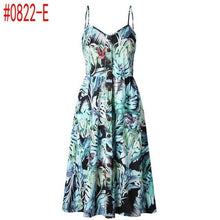 Load image into Gallery viewer, Vintage Sexy Bohemian Floral Dress