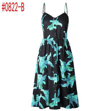Load image into Gallery viewer, Vintage Sexy Bohemian Floral Dress
