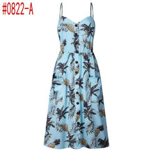 Load image into Gallery viewer, Vintage Sexy Bohemian Floral Dress