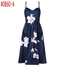 Load image into Gallery viewer, Vintage Sexy Bohemian Floral Dress
