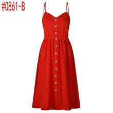 Load image into Gallery viewer, Vintage Sexy Bohemian Floral Dress