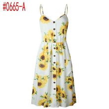 Load image into Gallery viewer, Vintage Sexy Bohemian Floral Dress