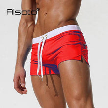 Load image into Gallery viewer, Men Sexy Swimming Trunks Sunga Hot Swimsuit