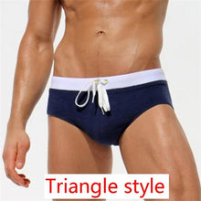 Load image into Gallery viewer, Men Sexy Swimming Trunks Sunga Hot Swimsuit