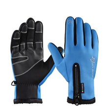 Load image into Gallery viewer, Winter Fleece Waterproof Motorcycle Skiing Gloves