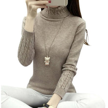 Load image into Gallery viewer, Turtleneck Winter Women Sweaters
