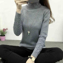 Load image into Gallery viewer, Turtleneck Winter Women Sweaters