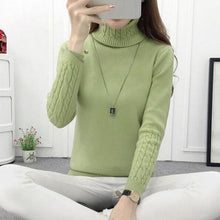 Load image into Gallery viewer, Turtleneck Winter Women Sweaters