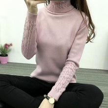 Load image into Gallery viewer, Turtleneck Winter Women Sweaters