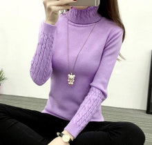 Load image into Gallery viewer, Turtleneck Winter Women Sweaters