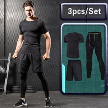 Load image into Gallery viewer, Men Compression Workout Jogging Suits
