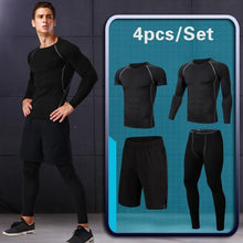 Load image into Gallery viewer, Men Compression Workout Jogging Suits