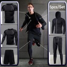 Load image into Gallery viewer, Men Compression Workout Jogging Suits