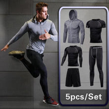 Load image into Gallery viewer, Men Compression Workout Jogging Suits