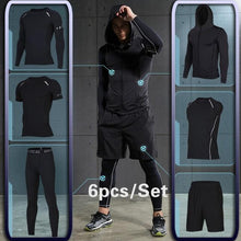 Load image into Gallery viewer, Men Compression Workout Jogging Suits