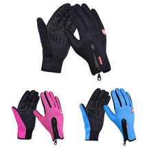 Load image into Gallery viewer, Unisex Simulated Leather Soft Warm Gloves