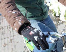 Load image into Gallery viewer, Unisex Simulated Leather Soft Warm Gloves