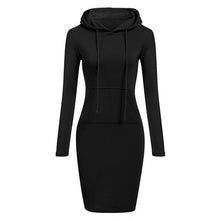 Load image into Gallery viewer, Woman Clothing Hooded Collar Dress