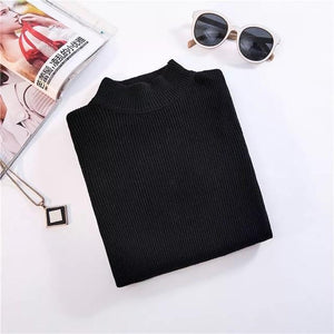 Autumn Turtleneck Pullovers Sweaters