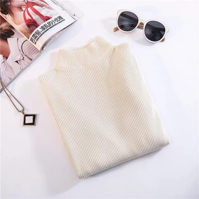 Autumn Turtleneck Pullovers Sweaters