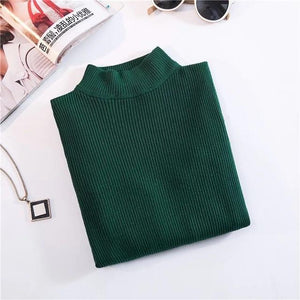 Autumn Turtleneck Pullovers Sweaters