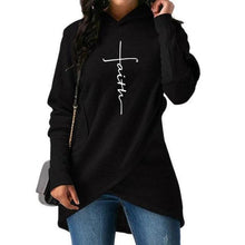 Load image into Gallery viewer, Women Faith Embroidery Warm Hoodies