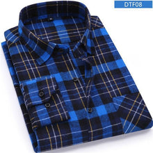 Load image into Gallery viewer, Men Soft Slim Flannel Plaid Shirt