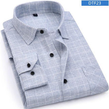 Load image into Gallery viewer, Men Soft Slim Flannel Plaid Shirt