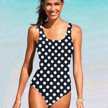 Load image into Gallery viewer, One Piece Vintage Bandage Cross Back Bikini