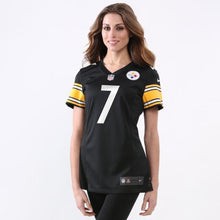 Load image into Gallery viewer, Ben Roethlisberger Pittsburgh Steelers Women&#39;s Game Jersey - Black 2018/2019